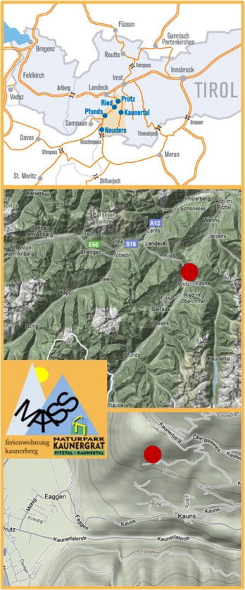 anreise ferienwohnung kaunerberg maass