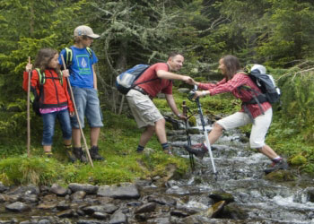 familie kinder sommer wandern kaunerberg